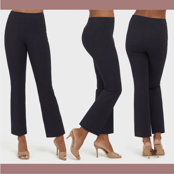 NWT $128 Spanx On the Go Kick Flare Pants in Navy [ SZ Small ] #6144‎ - Picture 1 of 14